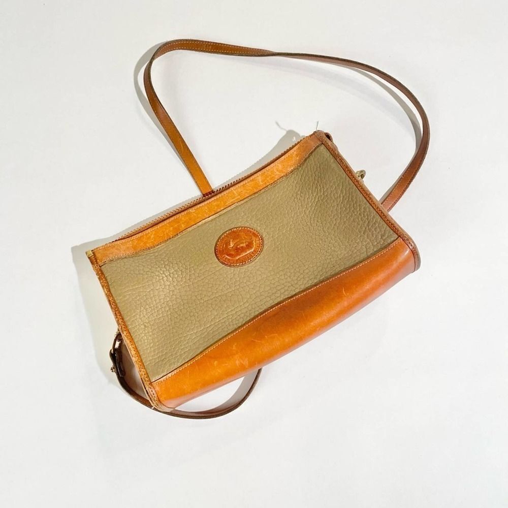 Vintage leather Dooney and Bourke cross body bag